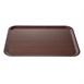 Bandeja laminada Cambro de cafetería caoba