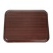 Bandeja laminada Cambro de cafetería caoba