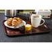 Bandeja laminada Cambro de cafetería caoba