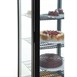 Vitrina frigorífica Polar Serie C con puerta curva de vidrio