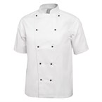 Chaqueta cocina Whites Chicago manga corta blanca