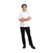 Chaqueta cocina Whites Chicago manga corta blanca