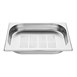 Recipiente Gastronorm acero inoxidable perforado tamaño medio 40mm Vogue