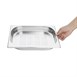 Recipiente Gastronorm acero inoxidable perforado tamaño medio 40mm Vogue