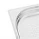 Recipiente Gastronorm acero inoxidable perforado tamaño medio 40mm Vogue