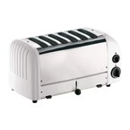 Tostadora para pan 6 rebanadas blanca Dualit