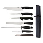 Juego de cuchillos Hygiplas con cuchillo cocina 26,5cm y estuche