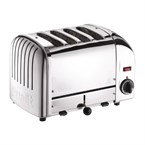 Tostadora para pan 4 ranuras acero inox Dualit