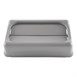 Tapa gris para contenedor Slim Jim Rubbermaid