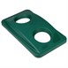 Tapa verde contenedor Slim Jim Rubbermaid
