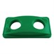 Tapa verde contenedor Slim Jim Rubbermaid