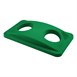Tapa verde contenedor Slim Jim Rubbermaid