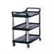 Carro multiuso Rubbermaid X-tra negro