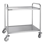 Carro de acero inox Vogue 2 estantes