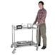 Carro de acero inox Vogue 2 estantes