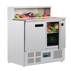 Mostrador de preparación de pizza refrigerado Polar Serie G 288L