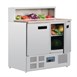 Mostrador de preparación de pizza refrigerado Polar Serie G 288L