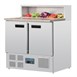 Mostrador de preparación de pizza refrigerado Polar Serie G 288L