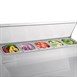 Mostrador de preparación de pizza y ensalada refrigerado 254L Polar Serie G