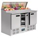 Mostrador de preparación de pizza y ensalada refrigerado 390L Polar Serie G