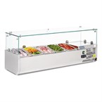 Vitrina frigorífica para ingredientes Polar Serie G 5 cubetas GN1/4