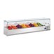 Vitrina frigorífica para ingredientes Polar Serie G 8 cubetas GN1/4