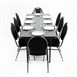 Mesa banquete plegable rectangular Bolero 183cm