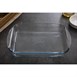 Rustidera rectangular Pyrex 350mm