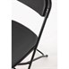 Sillas plegables Bolero negras