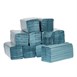 Toallas de mano azules pliegue C Jantex