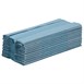Toallas de mano azules pliegue C Jantex