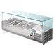 Vitrina refrigerada Polar Serie G 4 cubetas Gastronorm