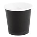 Vasos desechables para espresso negros Fiesta 114ml x1000