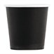 Vasos desechables para espresso negros Fiesta 114ml x1000