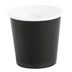 Vasos desechables para espresso negros Fiesta 114ml x50