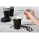 Vasos bebidas calientes negros Fiesta 340ml x1000