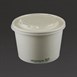 Tapas biodegradables para contenedores de sopa Vegware