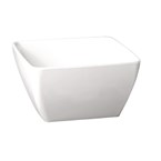 Bol cuadrado de melamina APS Pure blanco 90mm