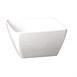 Bol cuadrado de melamina APS Pure blanco 90mm