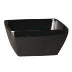 Bol cuadrado de melamina APS Pure negro 125mm