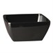 Bol cuadrado de melamina APS Pure negro 125mm