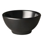 Bol redondo de melamina APS Pure negro 90mm