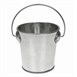 Cubo redondo de acero galvanizado Olympia 70mm
