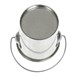 Cubo redondo de acero galvanizado Olympia 70mm