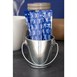 Cubo redondo de acero galvanizado Olympia 70mm