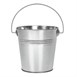 Cubo redondo de acero galvanizado Olympia 130mm