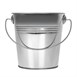 Cubo redondo de acero galvanizado Olympia 130mm