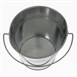 Cubo redondo de acero galvanizado Olympia 130mm