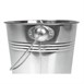 Cubo redondo de acero galvanizado Olympia 130mm