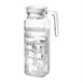 Jarras de vidrio ondulado 1L Olympia